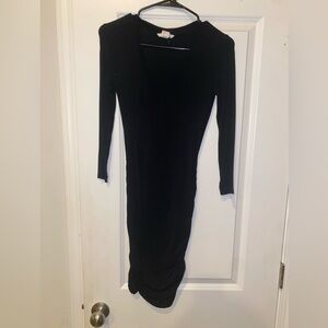 Brand new without tags. H&M long sleeve ruched dress.